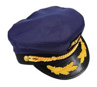 VALICLUD Yacht Captain Hat for Adults Durable Embroidered Sailor Costume Accessory Comfortable Lightweight Design for Parties and Cosplay