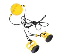 VALICLUD Yellow Pu Boxing Ball Hanging Training Ball with Sucker, Easy to Install and Hand-friendly Boxing Kit for Speed and Reflex Training Random Color