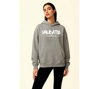 Validate Leisure Club Oversized Hoodie In Grey Grey