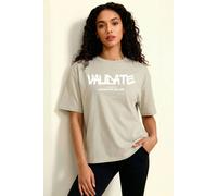Validate Leisure Club Women's T-Shirt in Ecru | Size: XL Validate Ecru XL