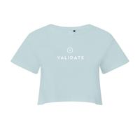 Validate Limitless Crop Top In Blue Blue XXS