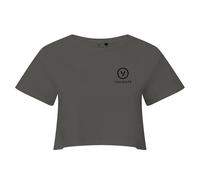 Validate Limitless Ii Crop Top In Charcoal Charcoal XXS