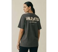Validate London Club Women's T-Shirt in Charcoal | Size: Small Validate Charcoal S