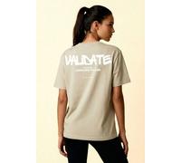 Validate London Club Women's T-Shirt in Ecru | Size: Medium Validate Ecru M