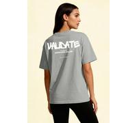 Validate London Club Women's T-Shirt in Light Grey | Size: 3XL Validate Light Grey 3XL
