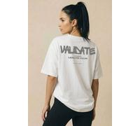 Validate London Club Women's T-Shirt in White | Size: 3XL Validate White 3XL