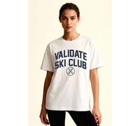 Validate Ski Club Women's T-Shirt In White White