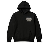 Validate Sports Club Oversized Hoodie In Black Black