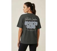 Validate Sports Club Women's T-Shirt in Charcoal | Size: 2XL Validate Charcoal 2XL