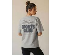 Validate Sports Club Women's T-Shirt In Light Grey Light Grey