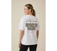 Validate Sports Club Women's T-Shirt in White | Size: Medium Validate White M