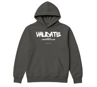 Validate Women's Leisure Club Oversized Hoodie in Charcoal | Size: Medium Validate Charcoal M