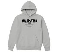 Validate Women's Leisure Club Oversized Hoodie in Light Grey | Size: Large Validate Light Grey L