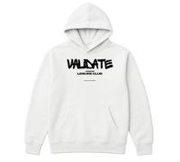 Validate Women's Leisure Club Oversized Hoodie in White | Size: XS Validate White XS