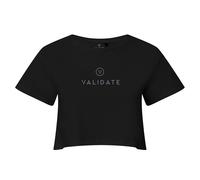 Validate Women's Limitless Crop Top in Black | Size: 2XS Validate Black 2XS