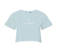 Validate Women's Limitless Crop Top in Blue | Size: 2XS Validate Blue 2XS