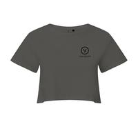 Validate Women's Limitless II Crop Top in Charcoal | Size: XS Validate Charcoal XS