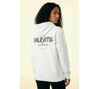 Validate Women's London Club Oversized Hoodie in White | Size: Small Validate White S