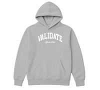 Validate Women's Team Sports Oversized Hoodie in Light Grey | Size: 2XL Validate Light Grey 2XL
