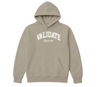 Validate Women's Team Sports Oversized Hoodie in Light Sand | Size: Large Validate Light Sand L