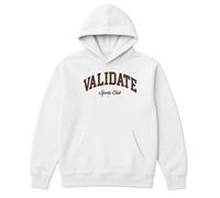 Validate Women's Team Sports Oversized Hoodie in White | Size: 5XL Validate White 5XL