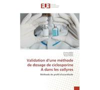 Validation d'une méthode de dosage de ciclosporine A dans les collyres: Méthode de profil d'exactitude