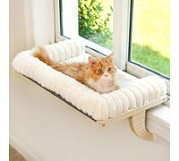 Valigogo Cloud-Soft Cat Window Sill Perch, Zipper Design Cushion Pet Bed, M