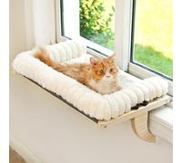 Valigogo Cloud-Soft Cat Window Sill Perch, Zipper Design Cushion Pet Bed,XL