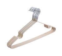 VALINK 10 Pack Metal Coat Hangers, Space Saving Metal Hangers for Clothes with Notches, Heavy Duty Strong Metal Wire Hanger, Metal Wire Coat Hangers - 40cm Adult Size A