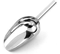 VALINK 11 Inch Stainless Steel Ice Scoop, Ice Scraper, Grain Dry Food Shovel, Sugar Flour Coffee Beans Ice Cube Shovel, Buffet Bar Kitchen Tools Kitchen Accessories (11inch)