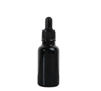 VALINK Black Glass Bottles with Dropper Pipette, Glass Dropper Bottles for Storage Essential Oils, Perfumes and Cosmetics Travel Bottles 15ml