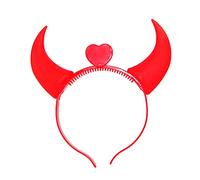 VALINK Devil Horns Headband, LED Devil Horn Light Up Headband Flashing Decoration for Halloween Christmas Party