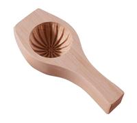 VALINK DIY Steamed Bun Mold, Wooden Mooncake Mold, Flower Shape Cookie Mold, Dumpling Maker Wooden Steamed Bun Mold Stuffed Bun Making Mould Bun Cooking Tool C