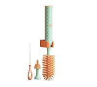 VALINK Electric Bottle Brush for baby,Electric Silicone Bottle Brush Set,Baby Bottle Cleaning Brush,Bottle Nipples Straw Cleaner Brush,USB Rechargeable Green