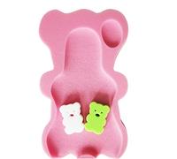 VALINK Infant Bath Sponge - Baby Bath Sponge Infant Bath Cushion Baby Bath Mat Body Support Cushion Pad (Three Colors to Choose from)