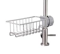 VALINK Kitchen Hanging Sponge Holder, Sponge Holder for Kitchen Sink, Faucet Storage Rack Home Kitchen Sink Organizer Sponge Soap Scrubber Dishcloth Hanger