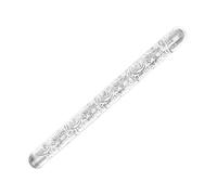 VALINK Non-stick Textured Embossing Rolling Pin Fondant Cake Roller Bakeware Mould Decorating Gum Cake Pastry Tools Acrylic Clear Embossed Rolling Pin, Cookies Noodle Baking Molds