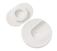 VALINK Self Adhesive Power Strip Holder - No Drill Extension Block Wall Mount Fixator, Sticky Socket Stand Plug Hanging Shelf Home Storage Tool