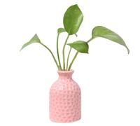 VALINK Small Ceramic Vases for Flowers Decorative Vase Mini Ceramic Flower Vase Cute Desktop Ceramic Vase Floral Art Arrangement Decoration for Home Bedroom Pink