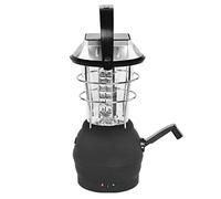 VALINK Solar Camping Lantern, Hand Crank LED Flashlight Rechargeable 3 Lighting Modes, 36 Led Power Supplies, Suitable for Camping, Hiking