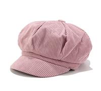 VALINK Women Hats Fashion, Women Vintage Corduroy Cap Leisure England Style Retro Octagonal Hat for Ladies Painter Winter