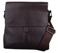 Valita Mens Soft Genuine Leather Medium Professional Work/Travel Bag - Brown