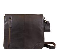 VALITA Men's Super Soft Premium Large Leather Messenger Bag in Brown VALITA Brown