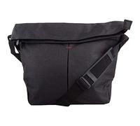 Valita Mens/Womens Large Modern Look Work School Cross Body/Shoulder/Messenget Bag Inner Tablet Sleeve - Black