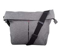 Valita Mens/Womens Large Modern Look Work School Cross Body/Shoulder/Messenget Bag Inner Tablet Sleeve - Grey