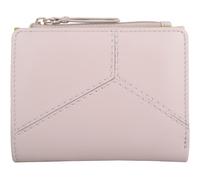VALITA Women's Small Handy Genuine Soft Leather Geometric Panelled RFID Purse in Ivory VALITA Ivory One Size