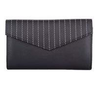 Valita Womens Soft Leather RFID Protected Credit Card/Money Purse with Simple Envelope Style Design - Black