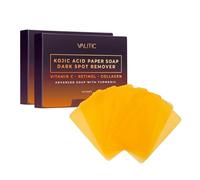 VALITIC - Dark Spot Correction Soap with Kojic Acid - Travel Size - 100 Portable and Soluble Soap Sheets -