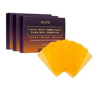 VALITIC - Dark Spot Correction Soap with Kojic Acid - Travel Size - 100 Portable and Soluble Soap Sheets -