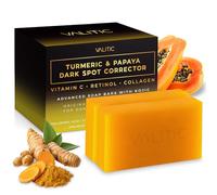 VALITIC - Soap Stick with Kojic Acid from Papaya and Turmeric - Cleaning Pen for Dark Spots Corrective Skin Care - Infused with